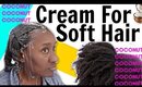 Conditioning Hair Mask DIY on Natural Hair 4c | Using 1 Ingredient Coconut Cream