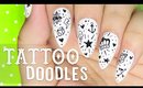 Tattoo Doodles nail art