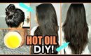 HOW TO DO HOT OIL HAIR MASK ON YOUR HAIR!│MANGO HOT OIL TREATMENT FOR DRY, BRITTLE, DAMAGED HAIR!