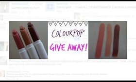 Colourpop Giveaway Winner