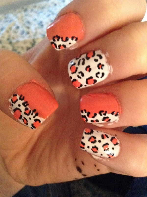 Orange and white cheetah print | Jessica D.'s (jessicadavis99) Photo ...