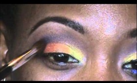 Bright, Bold eye look!