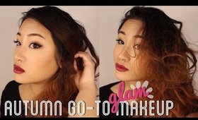 Go-To Glam Autumn/Fall Makeup Tutorial | Camille Co