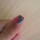 Paint Splatter Nails