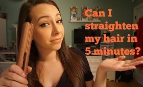 CAN I STRAIGHTEN MY HAIR IN 5 MINUTES?  | COSMO4CONFIDENCE