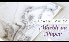 How to Marble Paper – Sarah B  Calligraphy