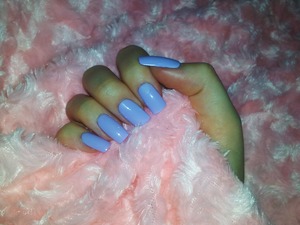 *Items used* I used a cover girl nail polish called 'Lav-endure' & Essence gel finish top coat