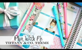 Plan With Me: Tiffany and Co Inspired Erin Condren Planner