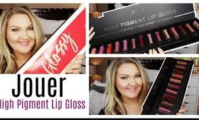 JOUER HIGH PIGMENT LIP GLOSSES | LIP SWATCHES