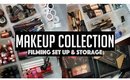 Makeup Collection, Storage and Filming Setup - Room tour!