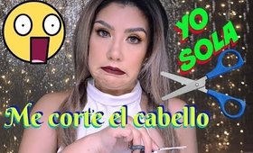 ME CORTE EL CABELLO ....YO SOLA !  como quede?!?!?!? | auroramakeup