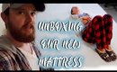We Got a New Bed! Lucid Hybrid Mattress Unboxing (NOT SPONSORED) | Brylan and Lisa Vlogs