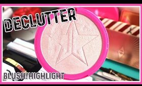 Makeup Collection Declutter Part 1: Blush & Highlighters