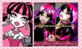 Monster high Draculaura makeup tutorial for Haloween