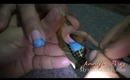 Blue Sculpted Nails :::... Jennifer Perez of Mystic Nails ☆