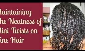 How I Maintain The Neatness of Mini Twists