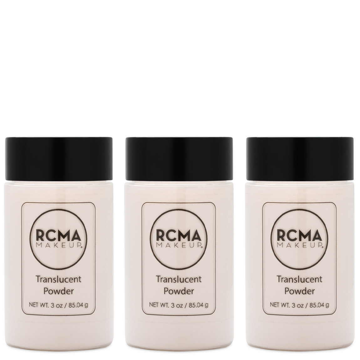 RCMA Makeup Translucent Powder 3 oz Trio