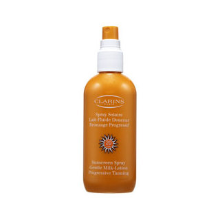 Clarins Sunscreen Spray Gentle Milk-Lotion Progressive Tanning SPF 20
