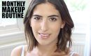 Peach Shimmer Eyes | Lily Pebbles Monthly Makeup Routine