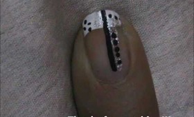 Pretty Woman Easy Nail Design For Beginners!!