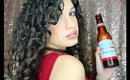 Curly hair experiment: Beer for damage repair, protein, shine + volume!