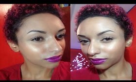 Wispy Lashes, Strobing, and Bold Lips Fall Makeup Tutorial 2015