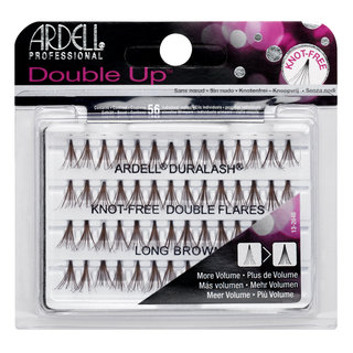 Double Up Individuals Knot-Free Lashes Long Brown