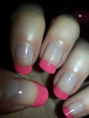 Spring french manicure 