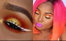 Colorful Halo Eyes and Bold lips /Collab with Cookiechiplry &  Queenii Rozenblad
