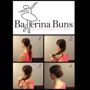 Ballerina Buns hair product is a great alternative to a sock bun!  The hair bun matches the color of your hair and requires no bobby pins!
