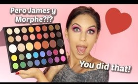 James Charles x Morphe Palette: Purple and Pink Eye Makeup