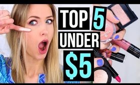 TOP 5 UNDER $5 || Drugstore Makeup!!