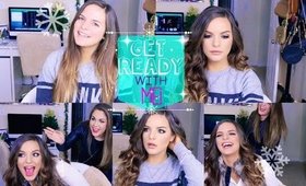 GET READY WITH ME! Hair, Makeup, & Outfit! Go-To Makeup Look