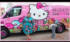 VLOG: Hello Kitty Cafe Truck in Fresno!