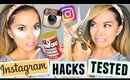 Instagram Beauty Hacks TESTED!