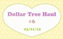 Dollar Tree Haul #6 - 03/21/15 [PrettyThingsRock]