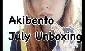 Akibento July unboxing