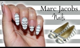 Marc Jacobs Nails| Grey Striped Mouse ♡