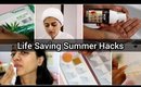 5 Life SAVING SUMMER Hacks || #SuperWowStyle #BeautyHacks Prachi