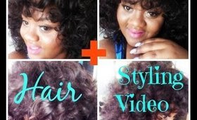GRWM-Hair/Makeup+Final Hair review on Aliexpress Queen Love Hair Pt1