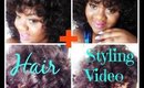 GRWM-Hair/Makeup+Final Hair review on Aliexpress Queen Love Hair Pt1