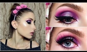 Vibrant Purple Makeup Tutorial ♡ Full Face