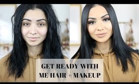 Getting Ready HAIR & MAKEUP | Diana Saldana