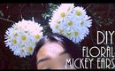 DIY Daisy/Floral Mickey Ears