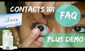 Contacts 101: Answering Questions + Demo |BeautybyTommie