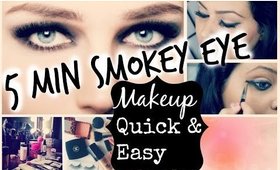 5 Minute Fall Smokey Eye QUICK & EASY- No Skills Needed