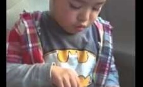My 3 year old reciting the ABC's