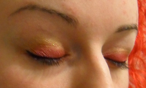 Chinese New Year look using Persephone Minerals Sailor Mars collection.