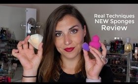 Real Techniques NEW Sponges Review (Diamond, Mini, and Contour) | Bailey B.