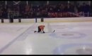 Tyler Mosienko and the best ice hockey Man Of The Match celebration ever?